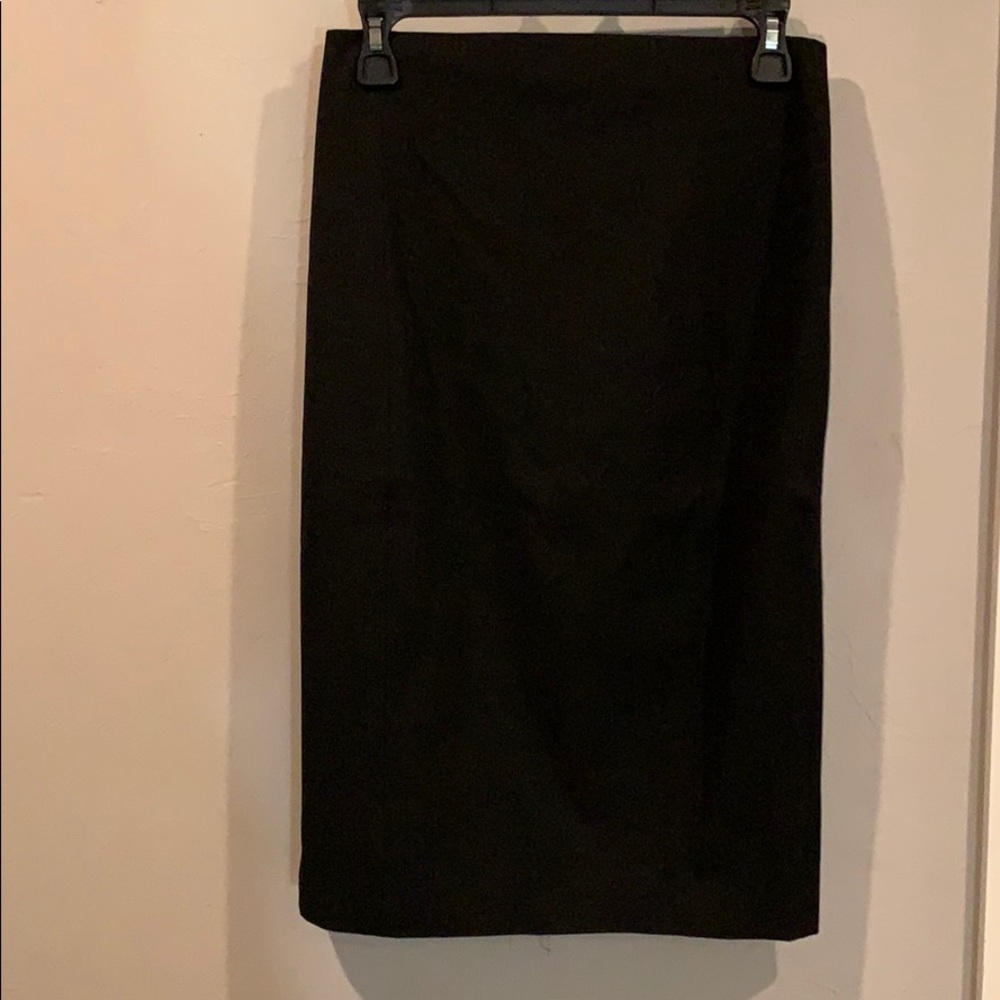 Black pencil skirt